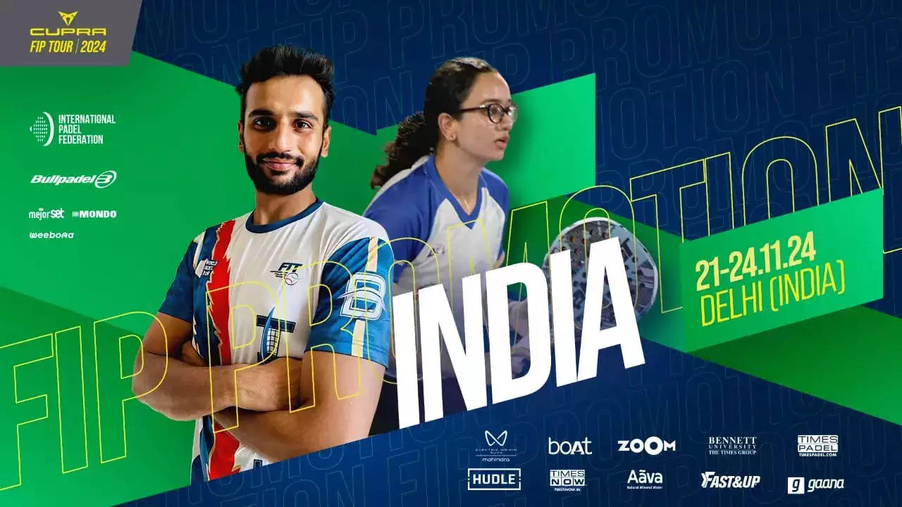 fip promotion india padel open live updates bennett university greater noida padel news