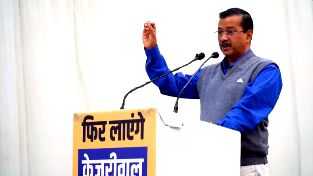 arvind kejriwal aap revadi par charcha  2 week plan intensifies delhi poll battle bjp congress