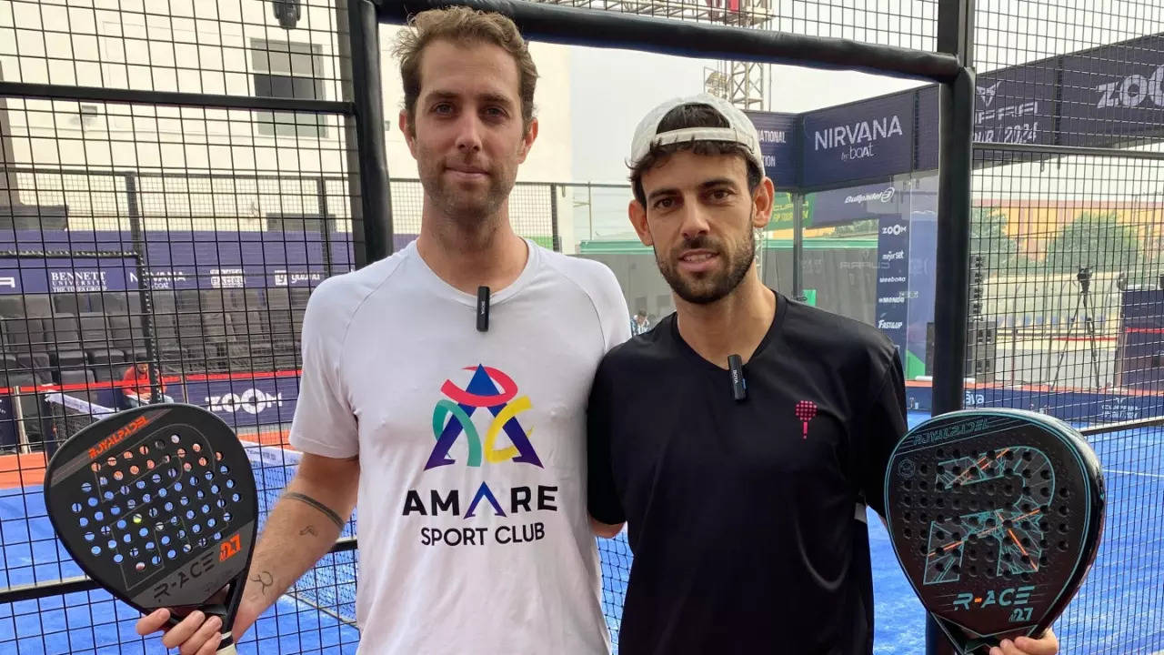 sergi guimet bigas, joel olivera palos vs pol alsina, edu altimires ros: alsina-ros stun top-seeded opponents at fip promotion india padel open