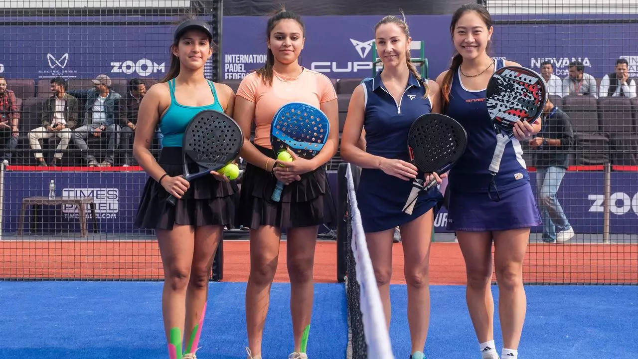 fip promotion india padel open: relentless kotomi ozawa and elisabeth nogueras lorenz sail into semis