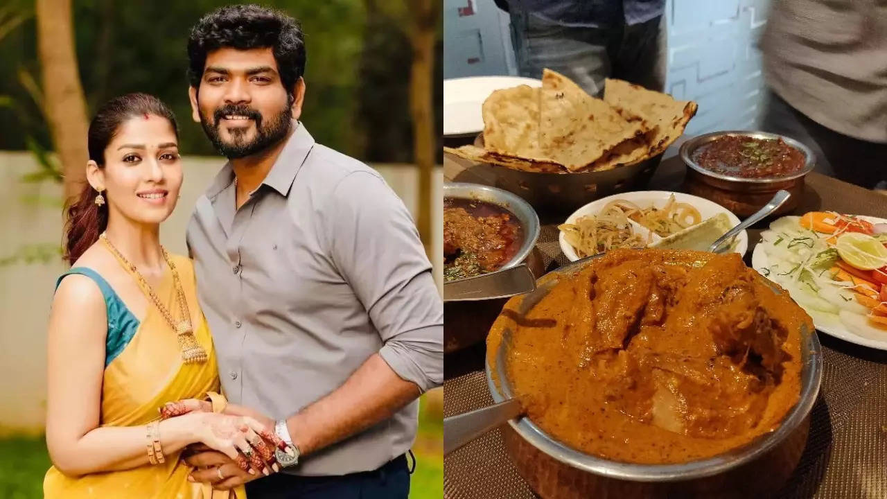 nayanthara and vignesh shivan went on a dinner date at kake da hotel in cp, delhi for nayanthara's 40th birthday