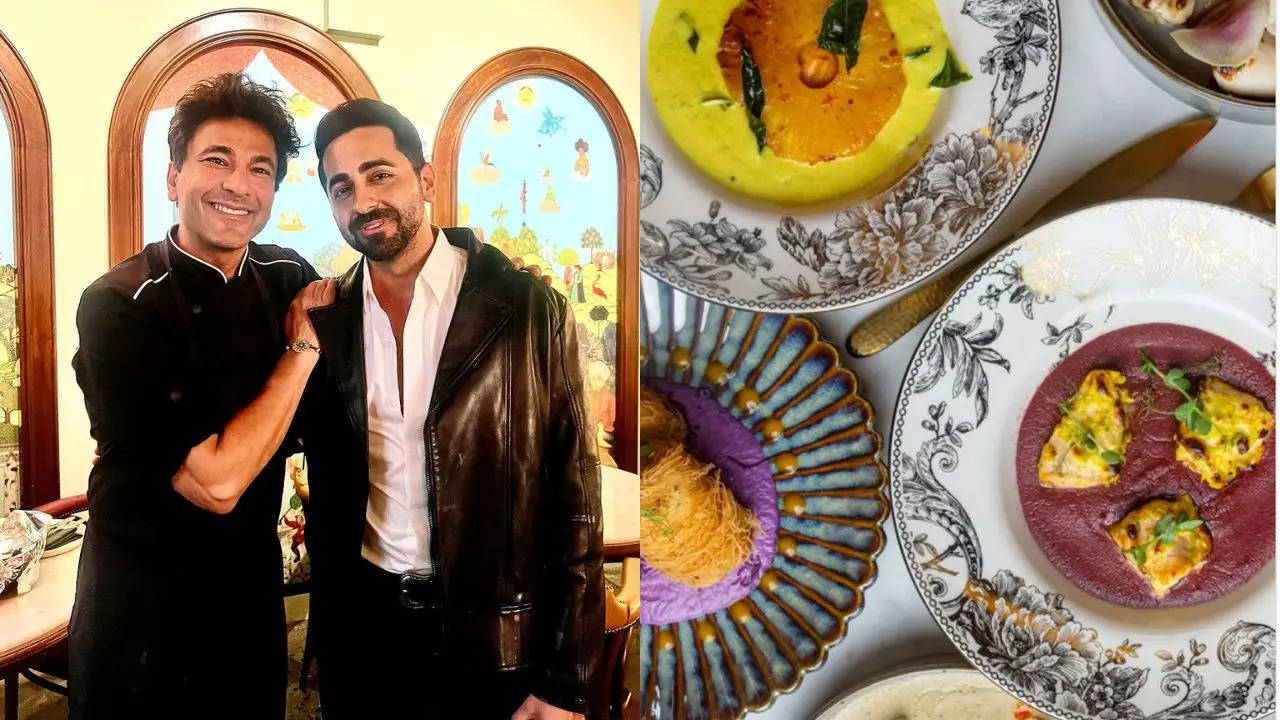 ayushmann khurrana enjoys this srk signature order at chef vikas khanna's 'bungalow'