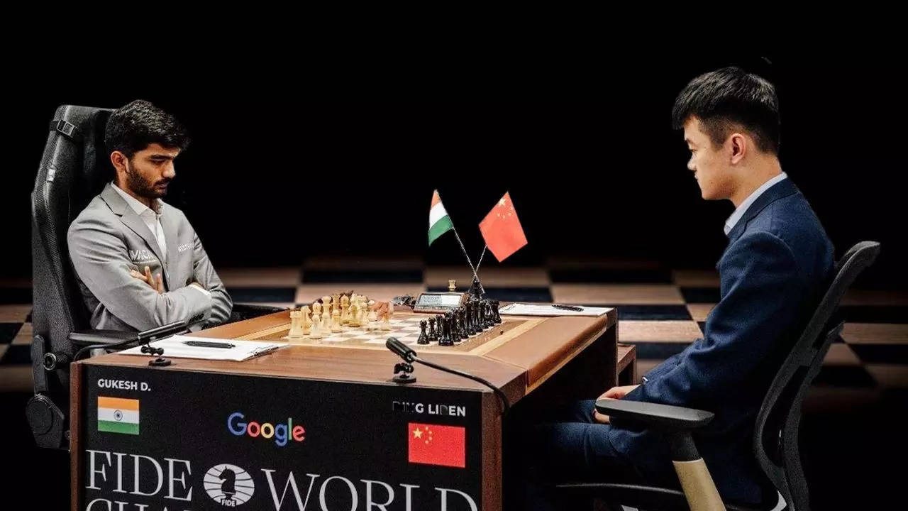 world chess championship 2024 live gukesh vs ding liren chess championship match 3 live streaming updates