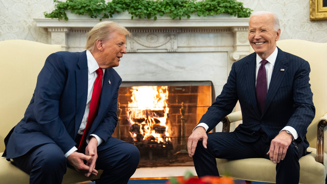 donald trump's 'radical left' jab vs biden’s 'grateful america' messages on thanksgiving