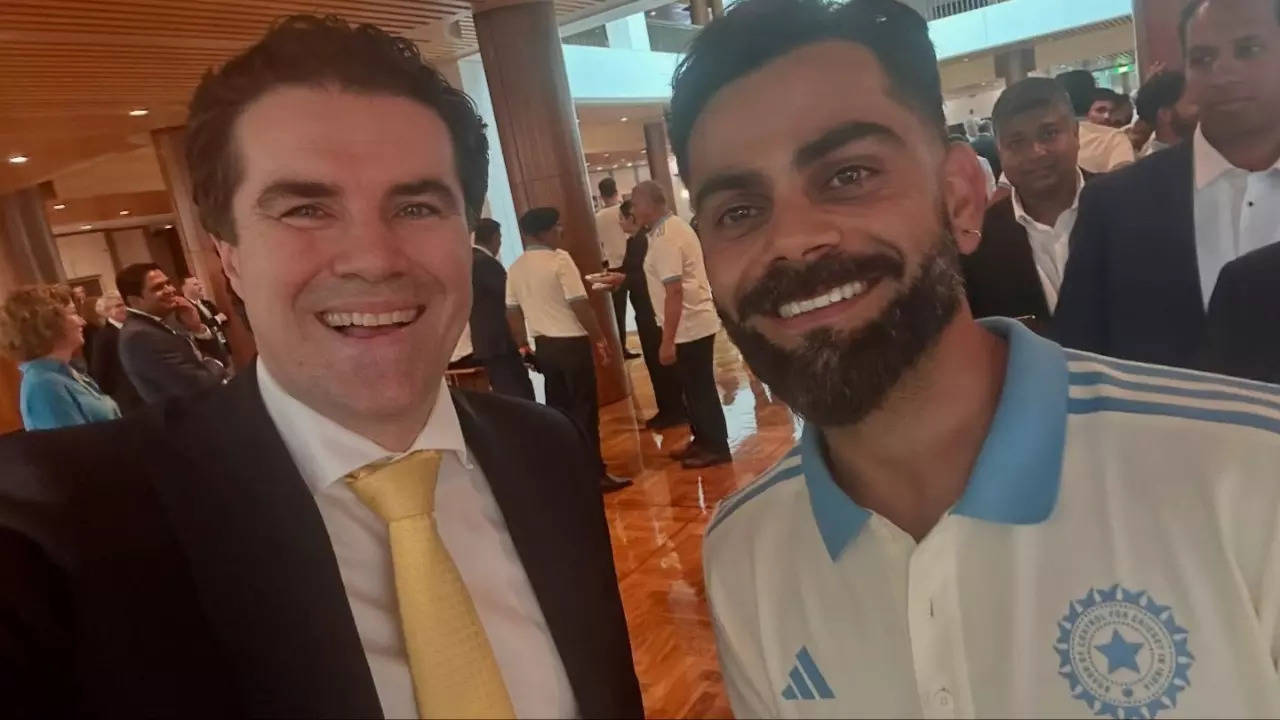 'legitimately barrack for him': australia minister tim watts' fanboy moment with virat kohli goes viral