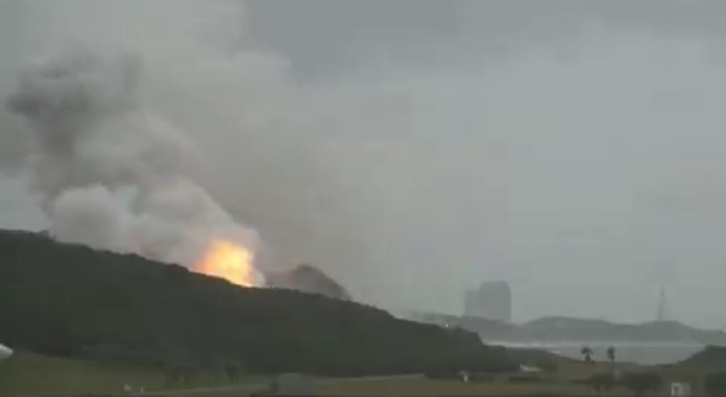 japan rocket fire