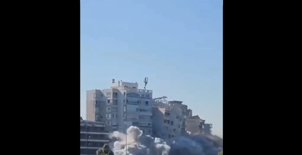 South Beirut building collapses after Israel strike: AFPTV