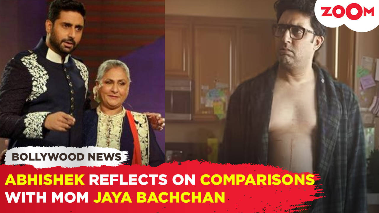 abhishek bachchan gets emotional over comparison with mom jaya bachchan, 'i have always been