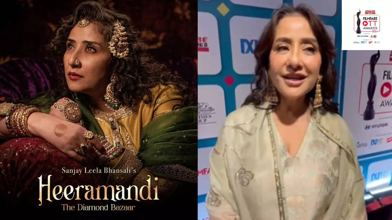 danube properties filmfare ott awards 2024 heeramandi star manisha koirala recreates iconic dialogue from series watch