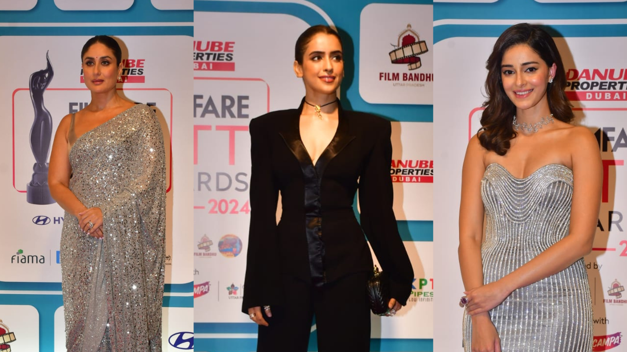 best dressed celebs at filmfare ott awards 2024: ananya panday, kareena kapoor, and more