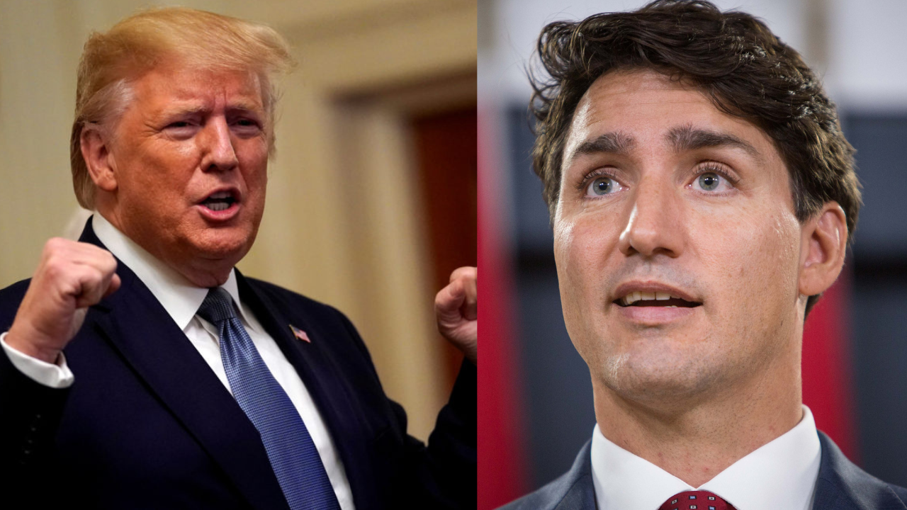 canada can be 51st us state if donald trumps sharp jibe at justin trudeau amid tariff threat